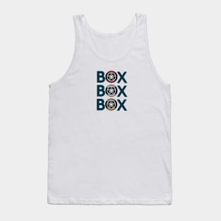 Box Box Box  F1 Tyre Compound Tank Top